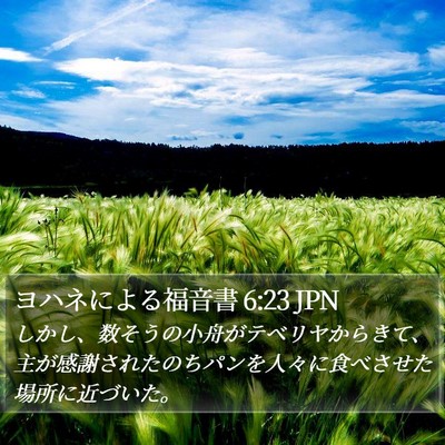 ヨハネによる福音書 6:23 JPN Bible Verse Image