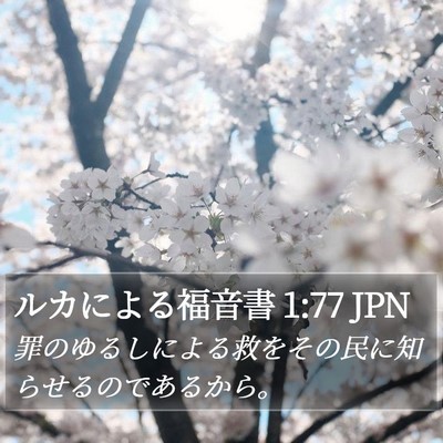 ルカによる福音書 1:77 JPN Bible Verse Image