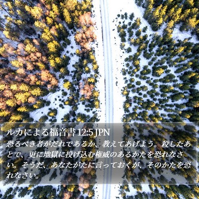 ルカによる福音書 12:5 JPN Bible Verse Image