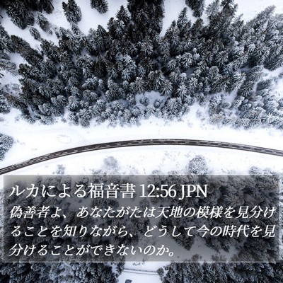ルカによる福音書 12:56 JPN Bible Verse Image