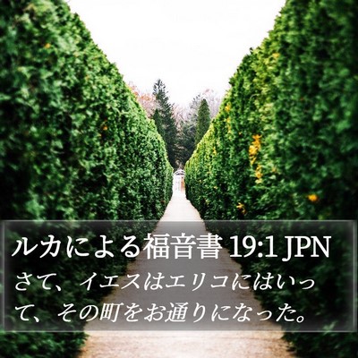 ルカによる福音書 19:1 JPN Bible Verse Image