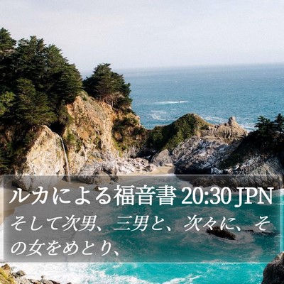 ルカによる福音書 20:30 JPN Bible Verse Image