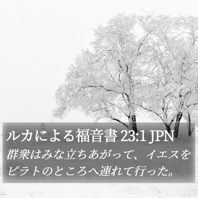 ルカによる福音書 23:1 JPN Bible Verse Image