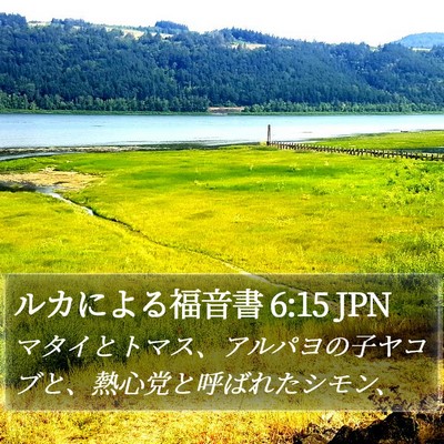 ルカによる福音書 6:15 JPN Bible Verse Image