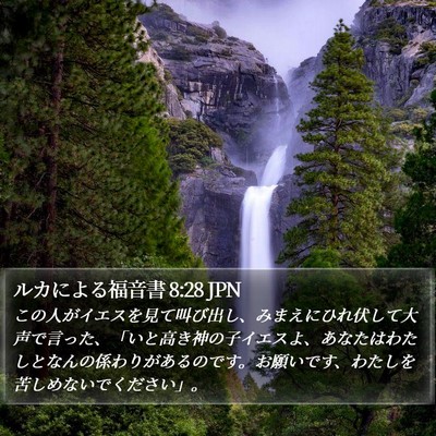 ルカによる福音書 8:28 JPN Bible Verse Image