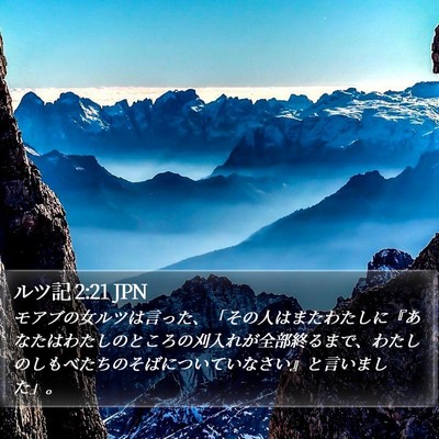 ルツ記 2:21 JPN Bible Verse Image