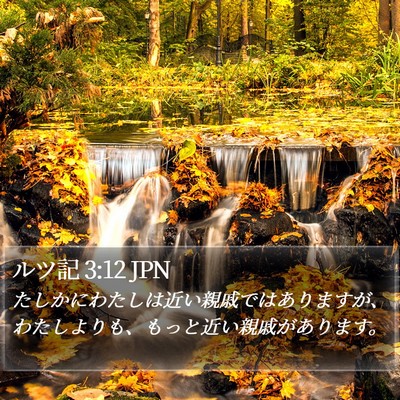ルツ記 3:12 JPN Bible Verse Image