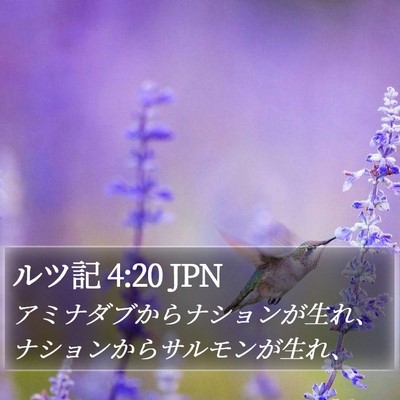 ルツ記 4:20 JPN Bible Verse Image