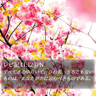 レビ記 11:12 JPN Bible Verse Image