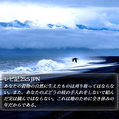 レビ記 25:5 JPN Bible Verse Image