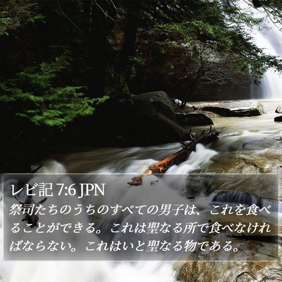 レビ記 7:6 JPN Bible Verse Image