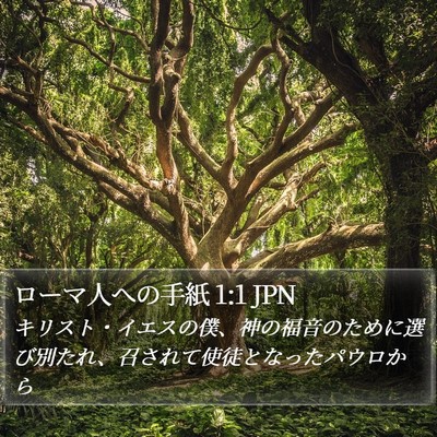 ローマ人への手紙 1:1 JPN Bible Verse Image