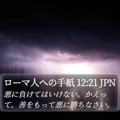 ローマ人への手紙 12:21 JPN Bible Verse Image