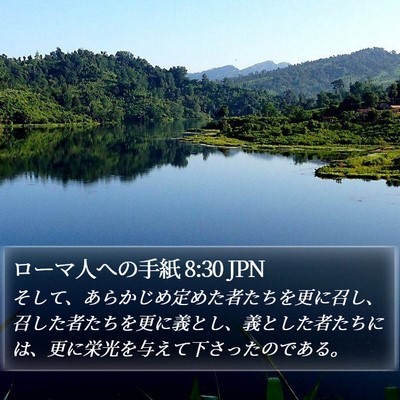 ローマ人への手紙 8:30 JPN Bible Verse Image