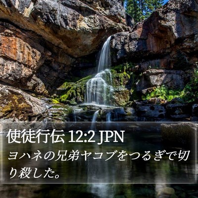 使徒行伝 12:2 JPN Bible Verse Image