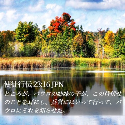 使徒行伝 23:16 JPN Bible Verse Image