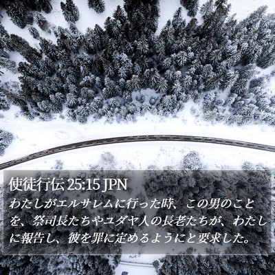 使徒行伝 25:15 JPN Bible Verse Image