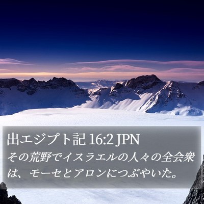 出エジプト記 16:2 JPN Bible Verse Image