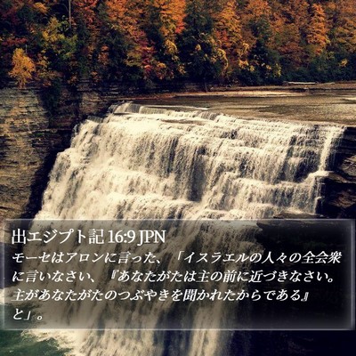 出エジプト記 16:9 JPN Bible Verse Image