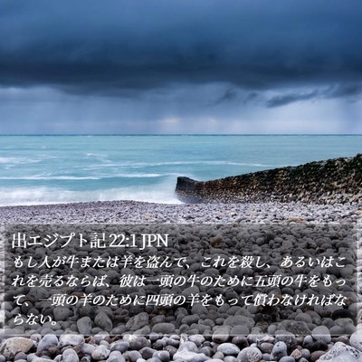 出エジプト記 22:1 JPN Bible Verse Image