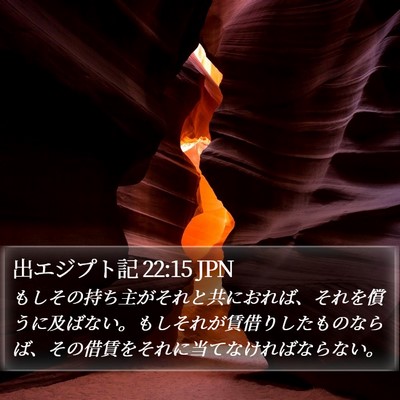 出エジプト記 22:15 JPN Bible Verse Image