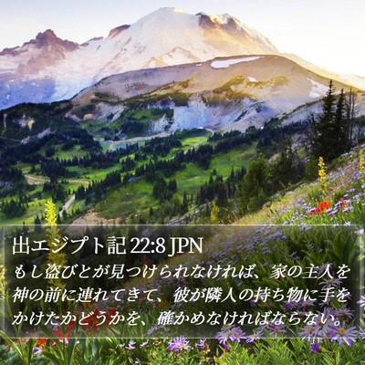 出エジプト記 22:8 JPN Bible Verse Image