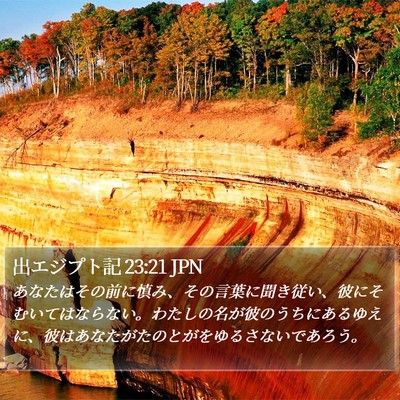 出エジプト記 23:21 JPN Bible Verse Image