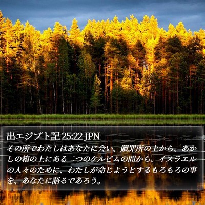出エジプト記 25:22 JPN Bible Verse Image