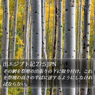 出エジプト記 27:5 JPN Bible Verse Image
