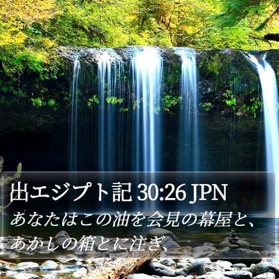 出エジプト記 30:26 JPN Bible Verse Image