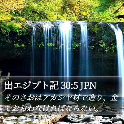 出エジプト記 30:5 JPN Bible Verse Image