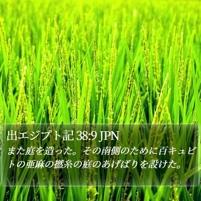 出エジプト記 38:9 JPN Bible Verse Image