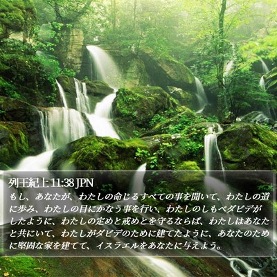 列王紀上 11:38 JPN Bible Verse Image