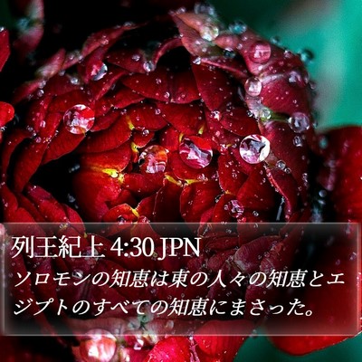 列王紀上 4:30 JPN Bible Verse Image