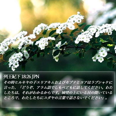 列王紀下 18:26 JPN Bible Verse Image