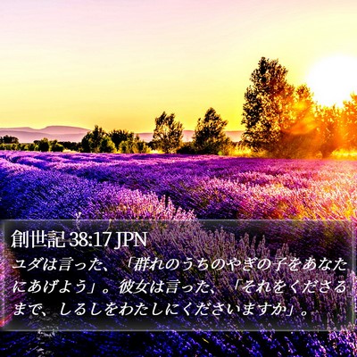 創世記 38:17 JPN Bible Verse Image