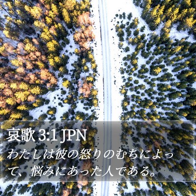 哀歌 3:1 JPN Bible Verse Image