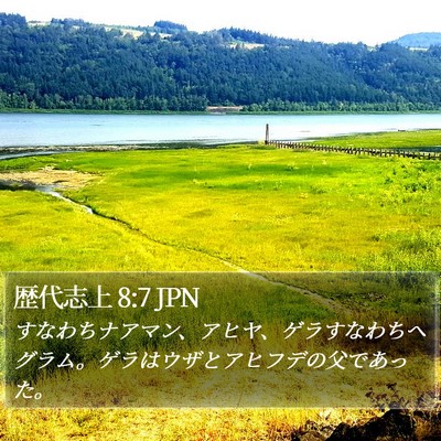 歴代志上 8:7 JPN Bible Verse Image