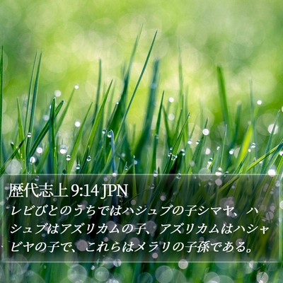 歴代志上 9:14 JPN Bible Verse Image