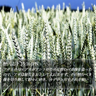 歴代志下 15:16 JPN Bible Verse Image