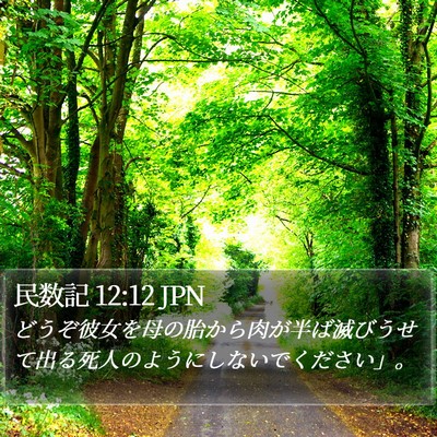 民数記 12:12 JPN Bible Verse Image