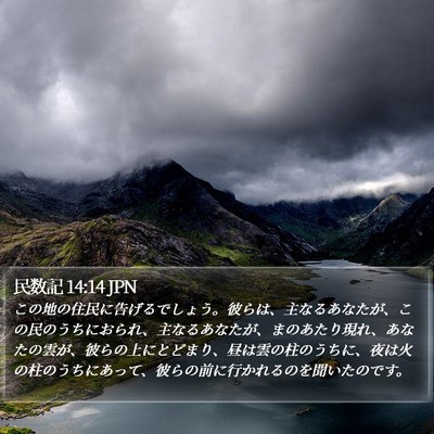 民数記 14:14 JPN Bible Verse Image