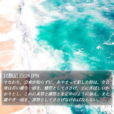 民数記 15:24 JPN Bible Verse Image