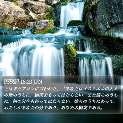 民数記 18:20 JPN Bible Verse Image