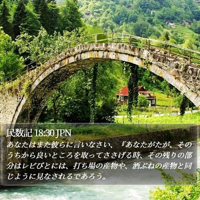 民数記 18:30 JPN Bible Verse Image