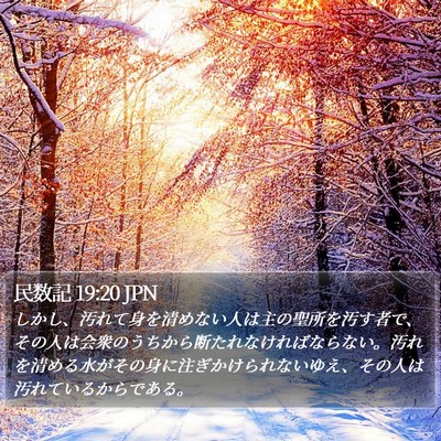 民数記 19:20 JPN Bible Verse Image
