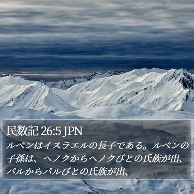 民数記 26:5 JPN Bible Verse Image