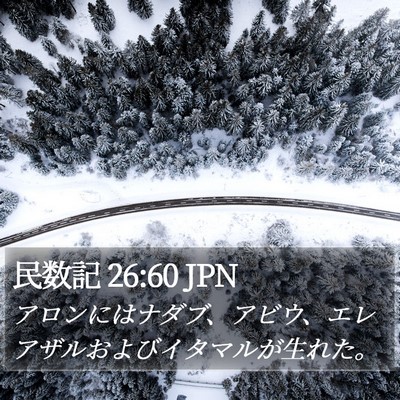 民数記 26:60 JPN Bible Verse Image
