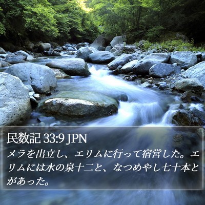 民数記 33:9 JPN Bible Verse Image