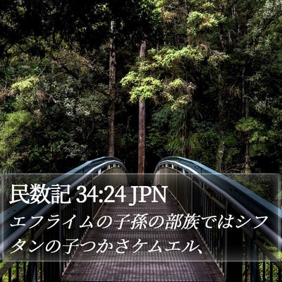 民数記 34:24 JPN Bible Verse Image
